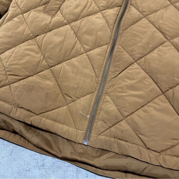 Levi's Women's Quilted Diamond Sherpa Lined Jacket Size XL 
Long Parka Coat - Picture 4 of 12